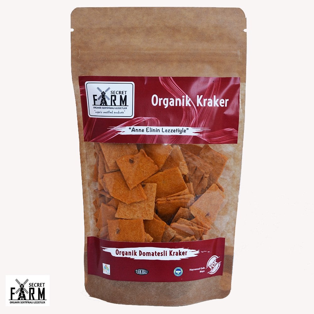 Organik Domatesli Kraker