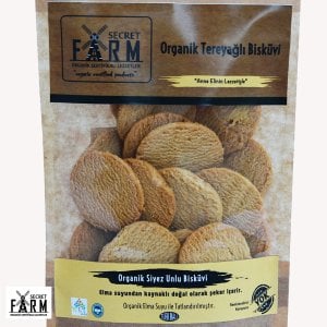 Organik Tereyağlı Siyez Unlu Bisküvi