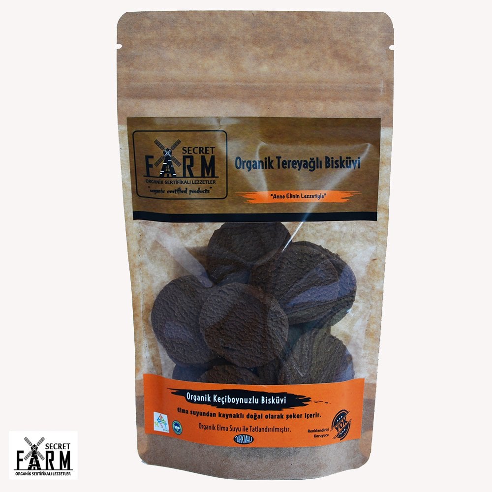 Organik Tereyağlı Keçiboynuzlu Bisküvi