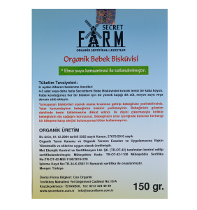 Organik Bebe Bisküvisi