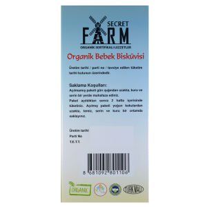 Organik Bebe Bisküvisi