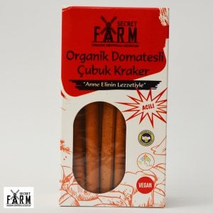 Organik Domatesli Çubuk Kraker
